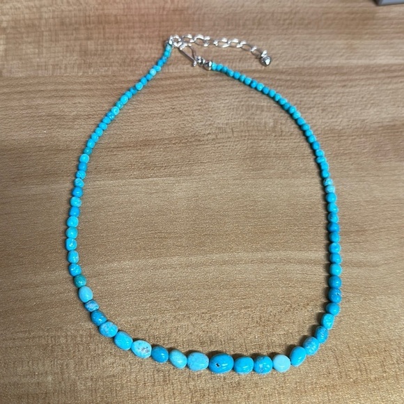 Minibead turquoise necklace by Jay King - Picture 7 of 10